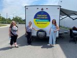 Une roulotte mobile pour vacciner les gens au Gib Fest le 17 juillet