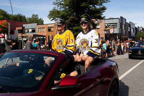 Photo: Oli Croteau 2022/06/13 Mauricie Centre du Quebec. Shawinigan. Parade de la Coupe du President de la LHJMQ a Shawinigan.