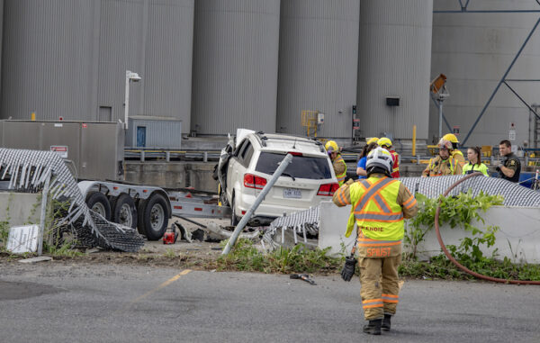 Un violent accident causé par un malaise au centre-ville de Sorel-Tracy