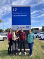 Des séances de massothérapie et zoothérapie à domicile financées par la Fondation Hôtel-Dieu